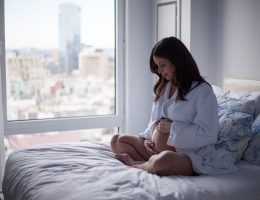 An Essential: The Bathrobe maternity photoshoot