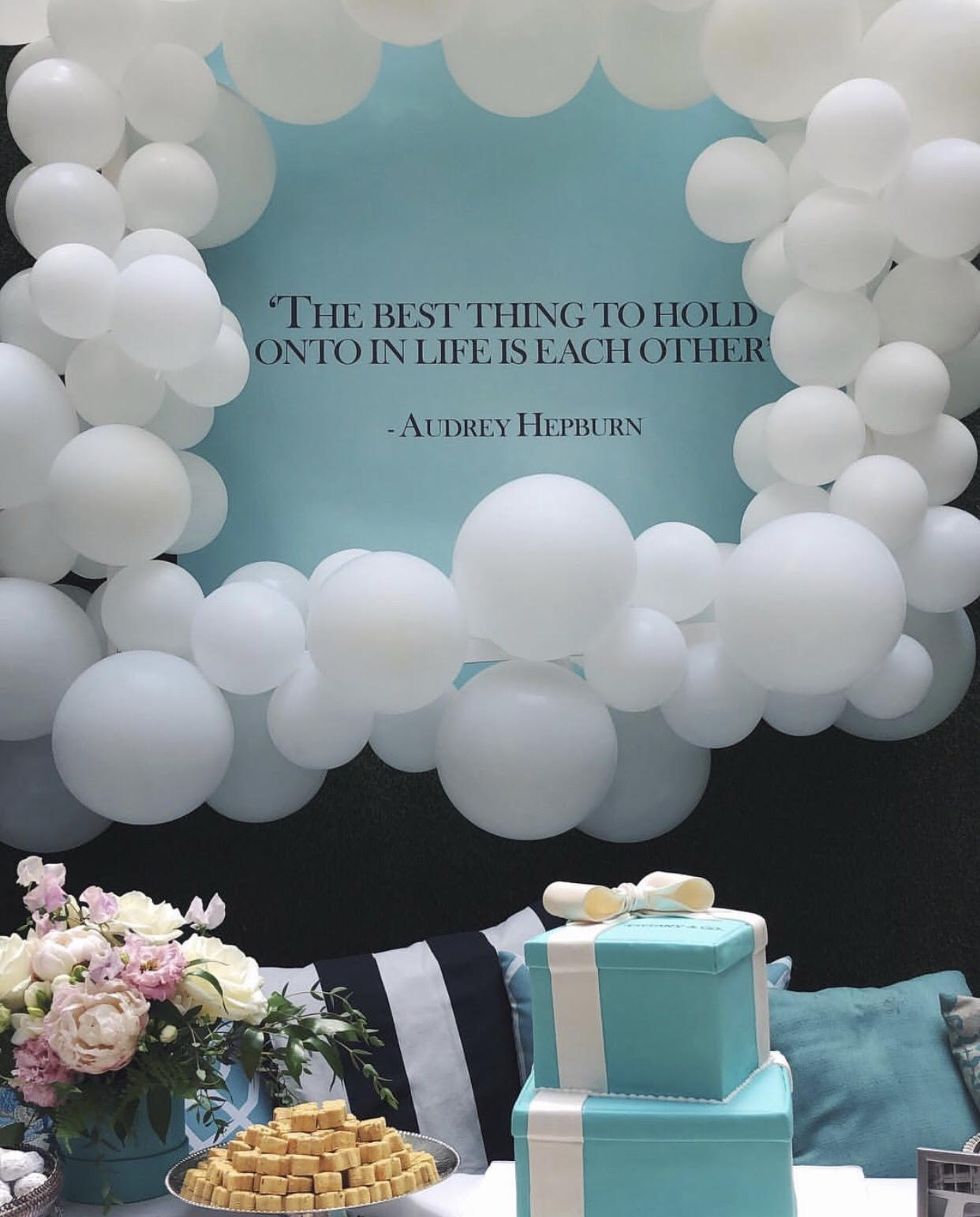 tiffany baby shower theme